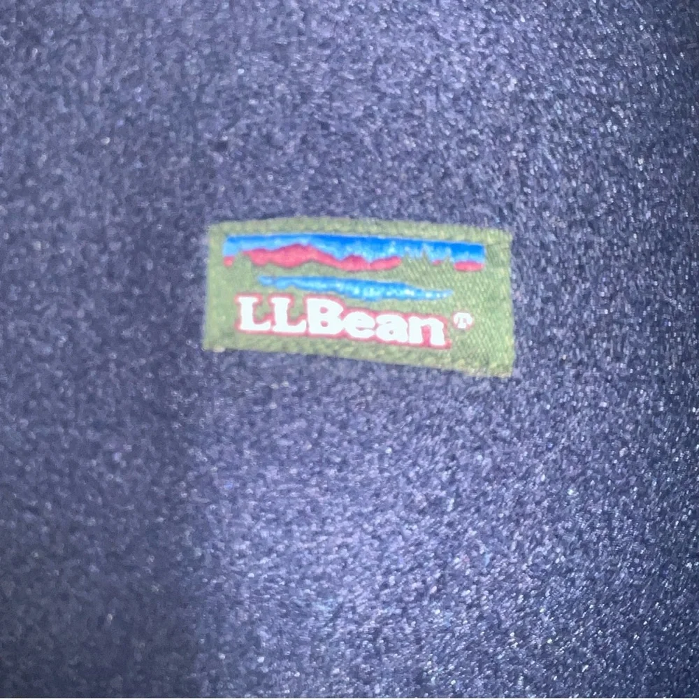 L.L. Bean Vintage 90’s Men's Deep Blue Zip-Up Fleece Jacket Size XL Tall